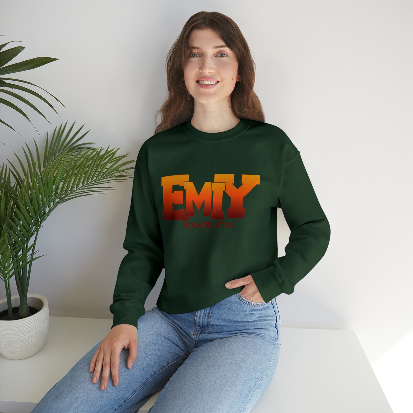 EMIY Burn Unisex Crewneck Sweatshirt