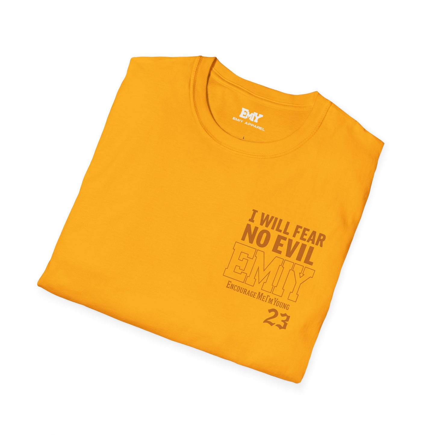 Psalm 23 Unisex T-Shirt - Bible Verse 'I Will Fear No Evil'