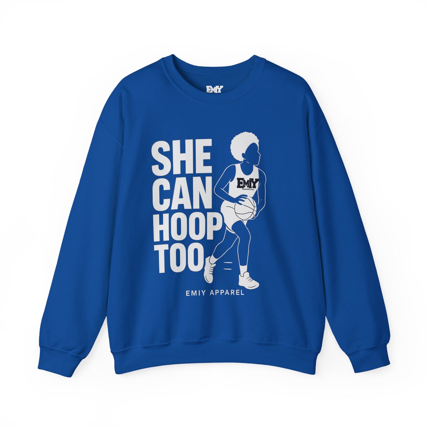 She Can Hoop Too by EMIY Apparel