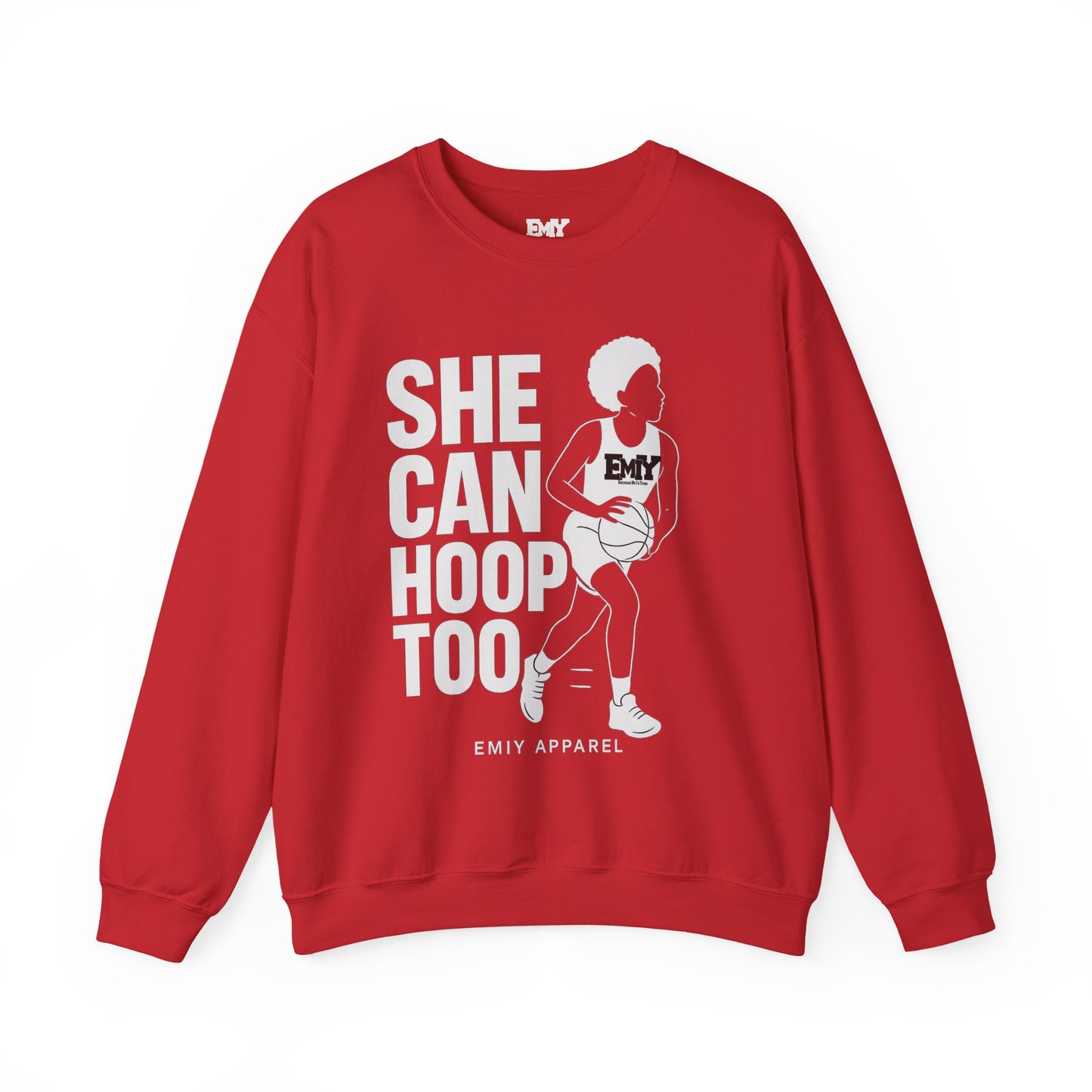 She Can Hoop Too by EMIY Apparel