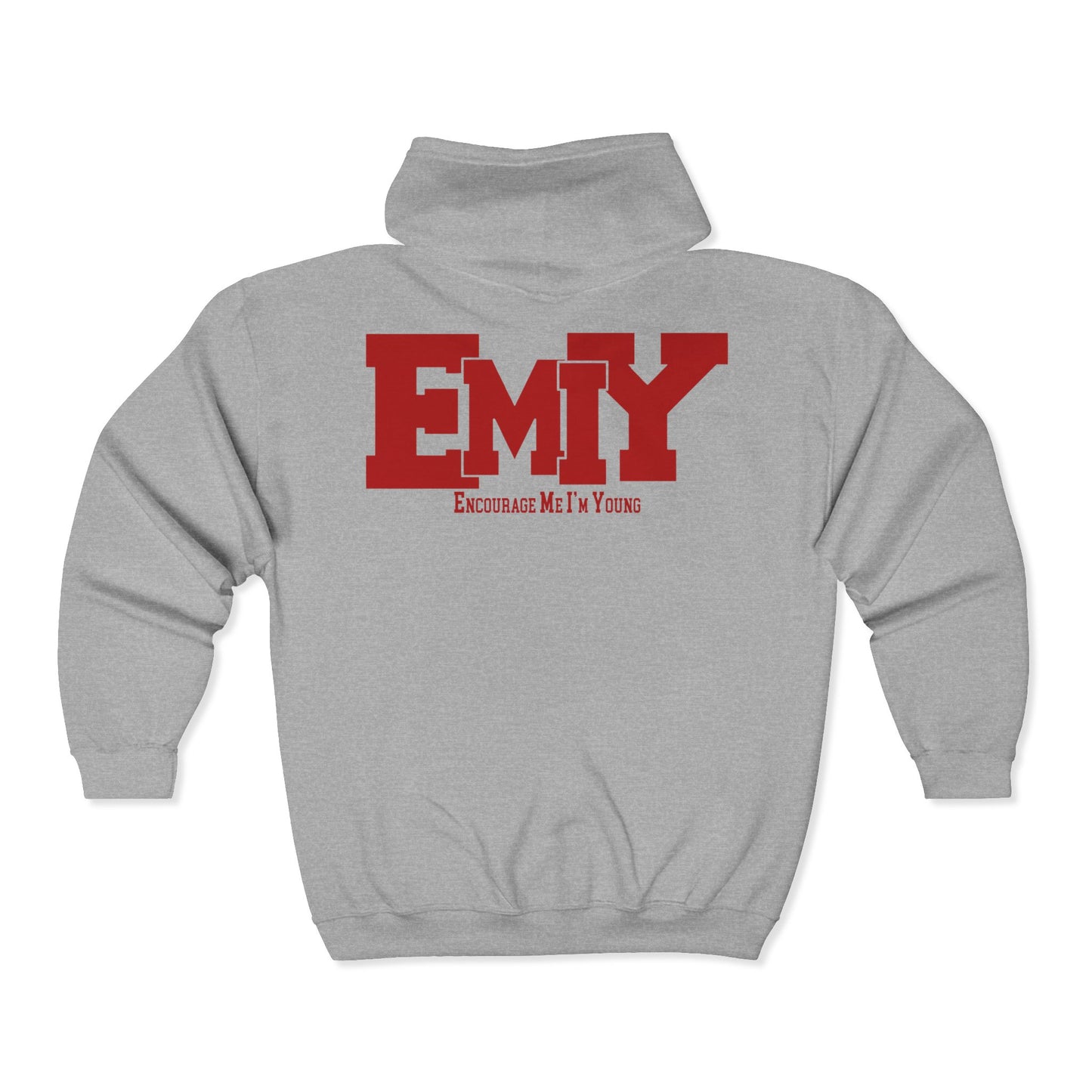 New EMIY Red Teen Zip Hoodie