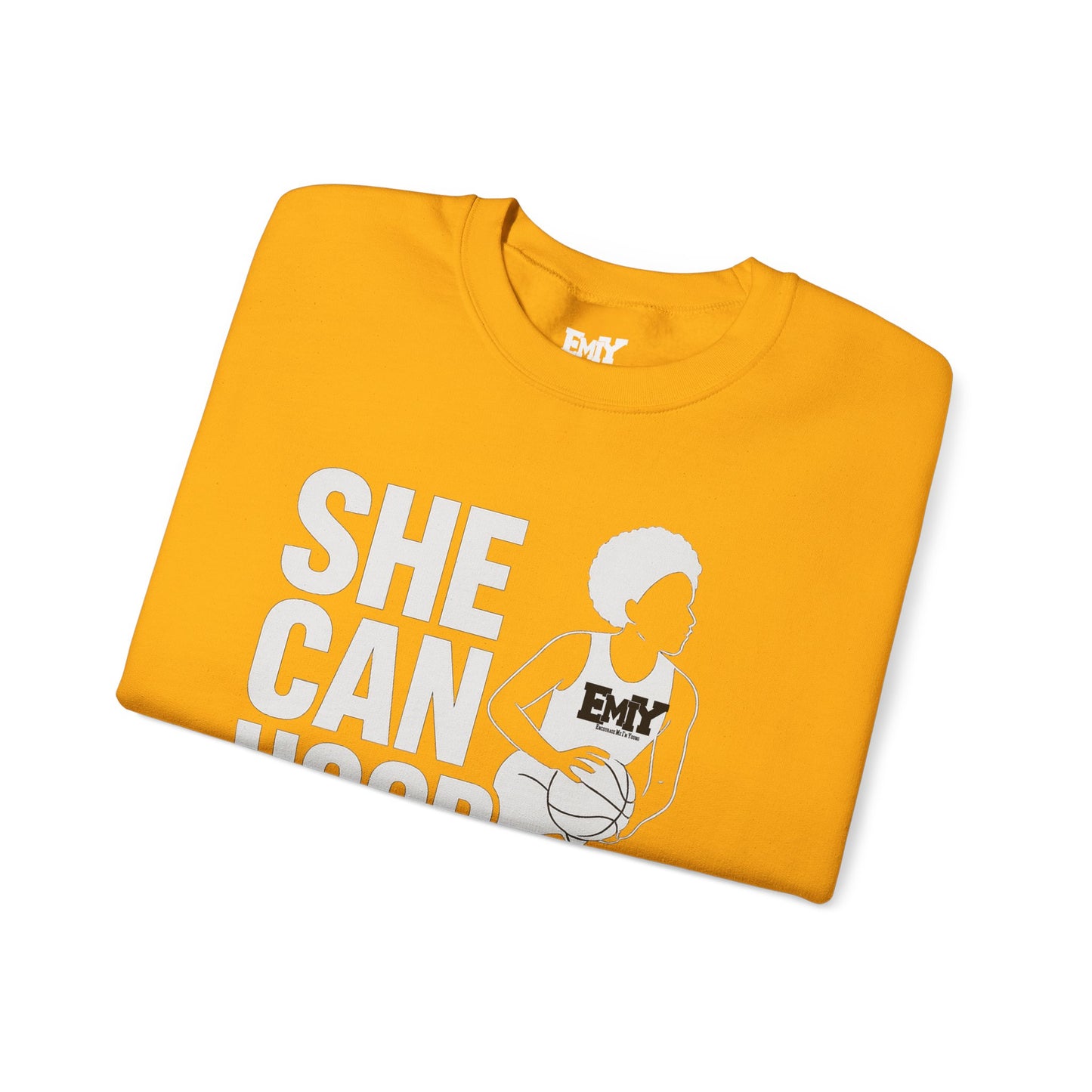 She Can Hoop Too by EMIY Apparel