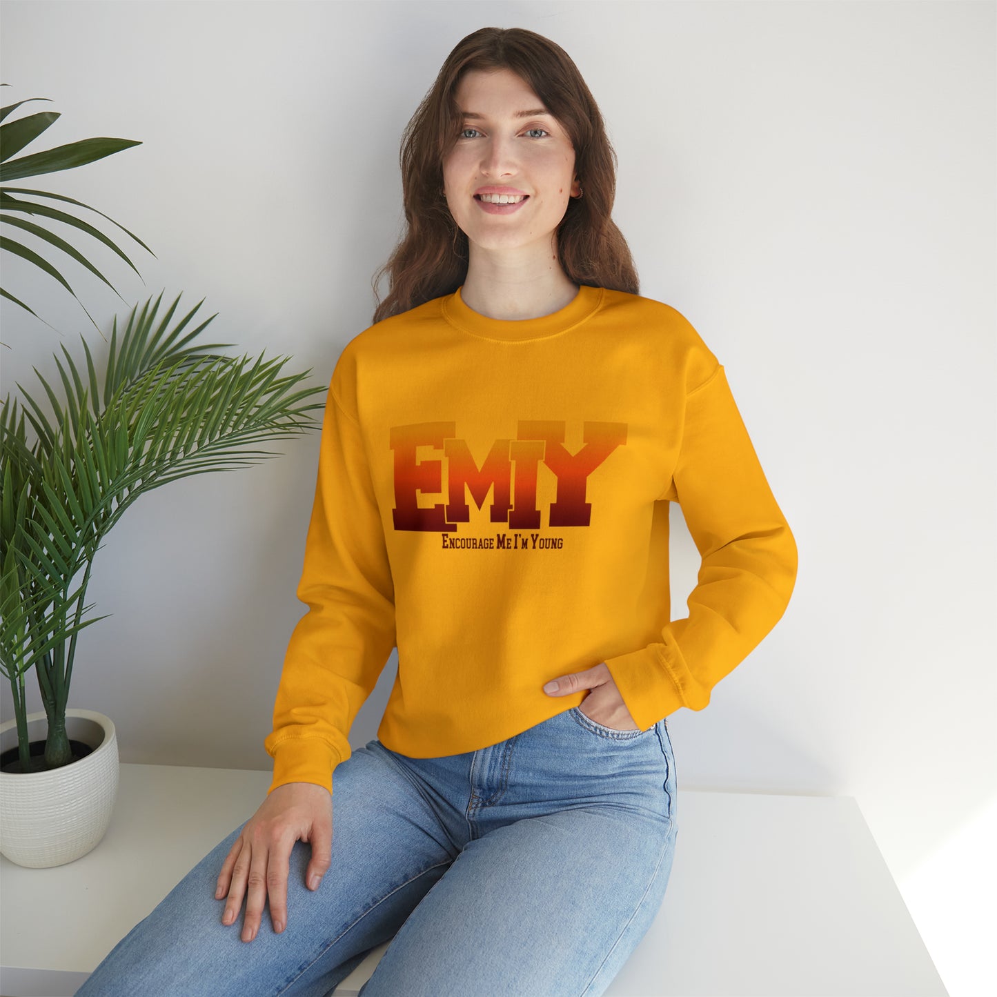 EMIY Burn Unisex Crewneck Sweatshirt