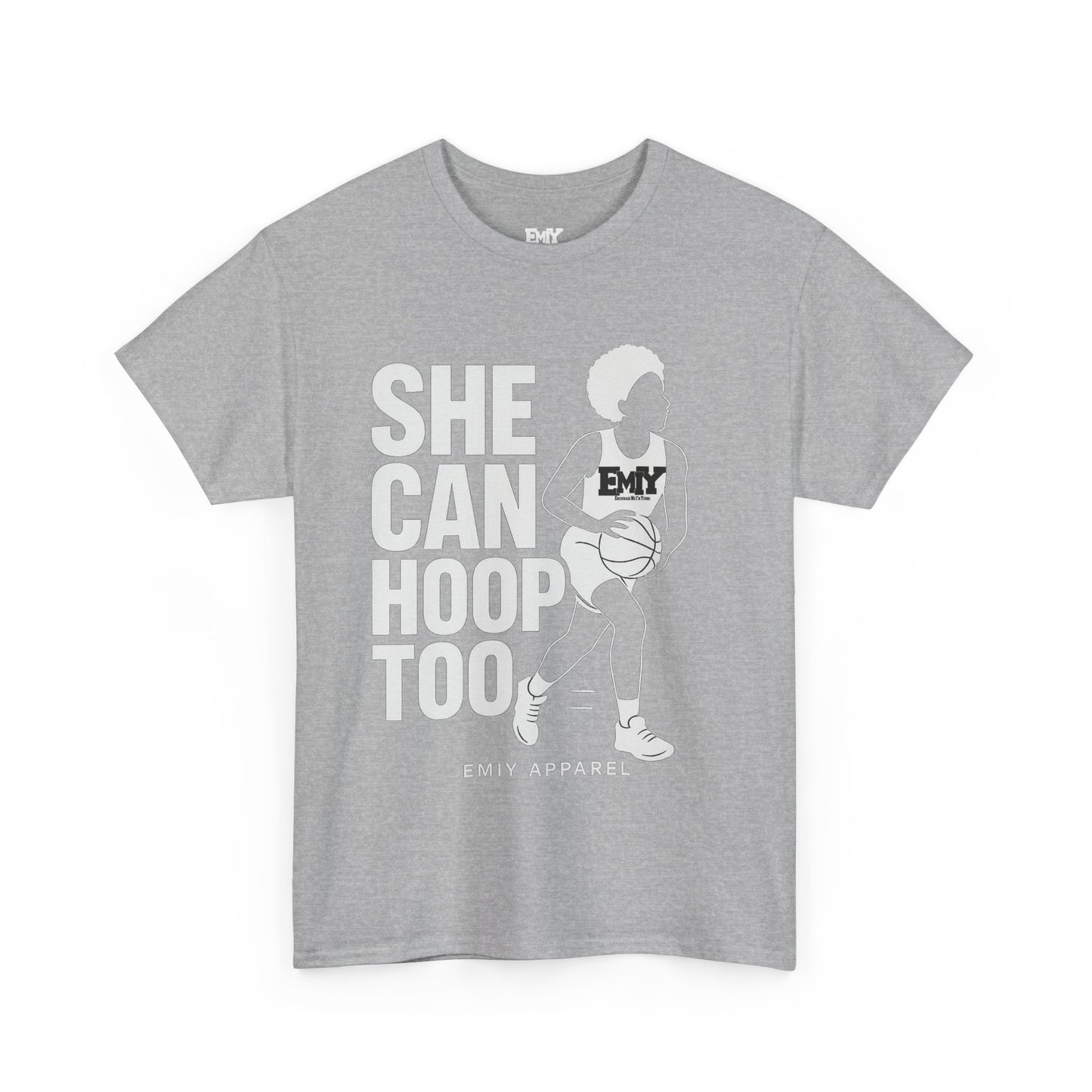 'She Can Hoop Too' Tee