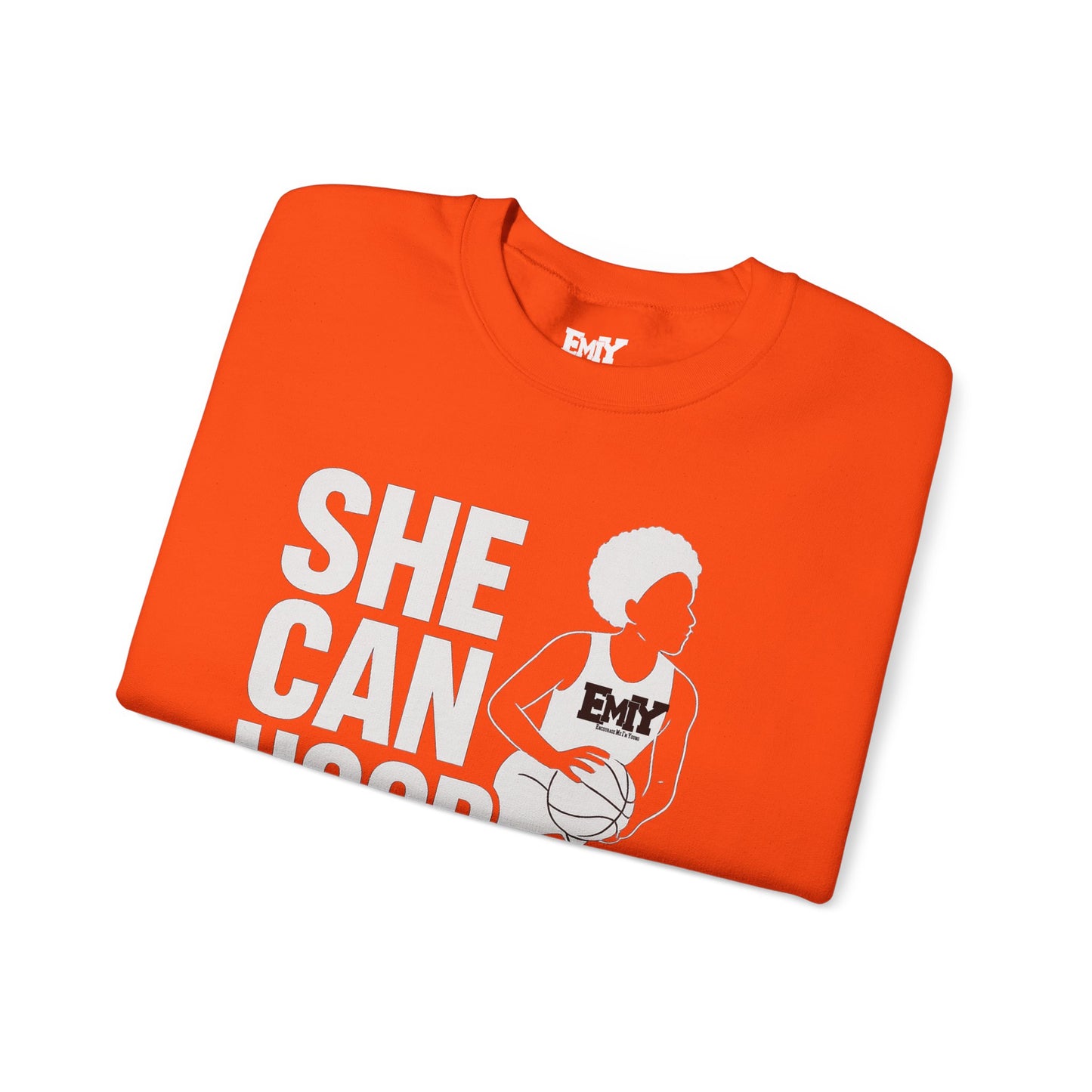 She Can Hoop Too by EMIY Apparel