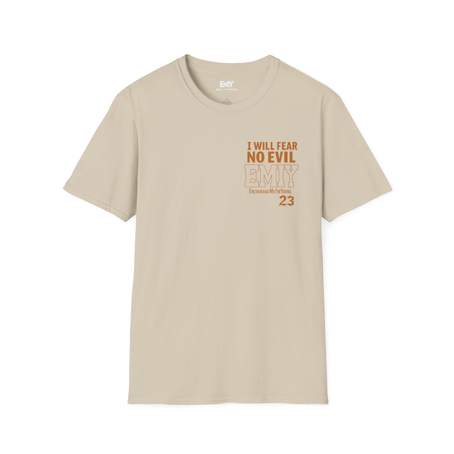 Psalm 23 Unisex T-Shirt - Bible Verse 'I Will Fear No Evil'