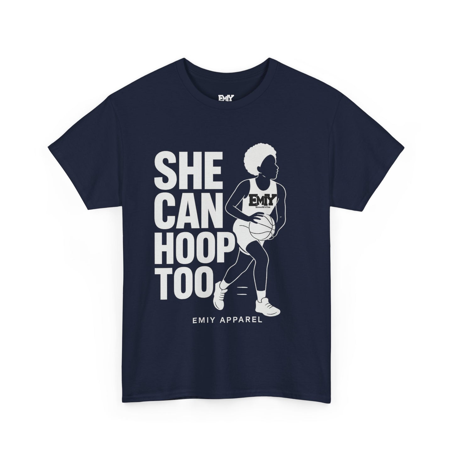 'She Can Hoop Too' Tee