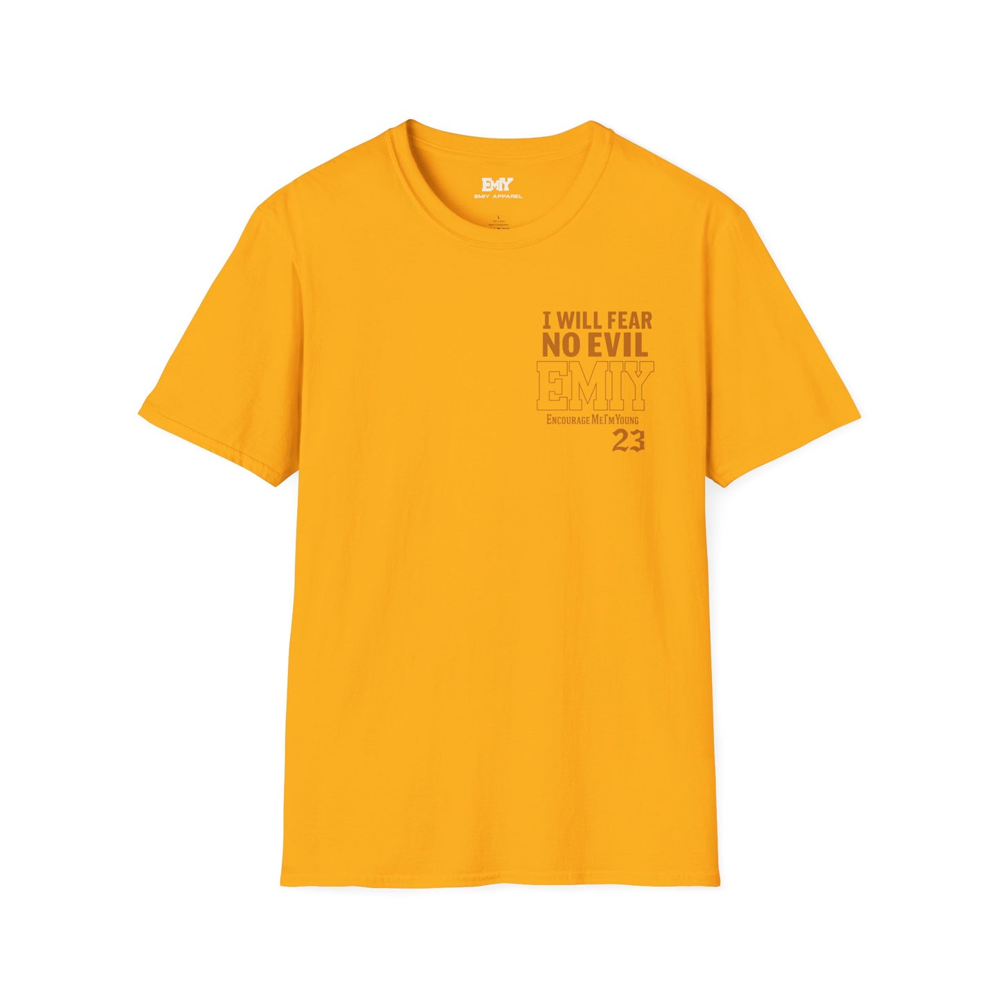 Psalm 23 Unisex T-Shirt - Bible Verse 'I Will Fear No Evil'