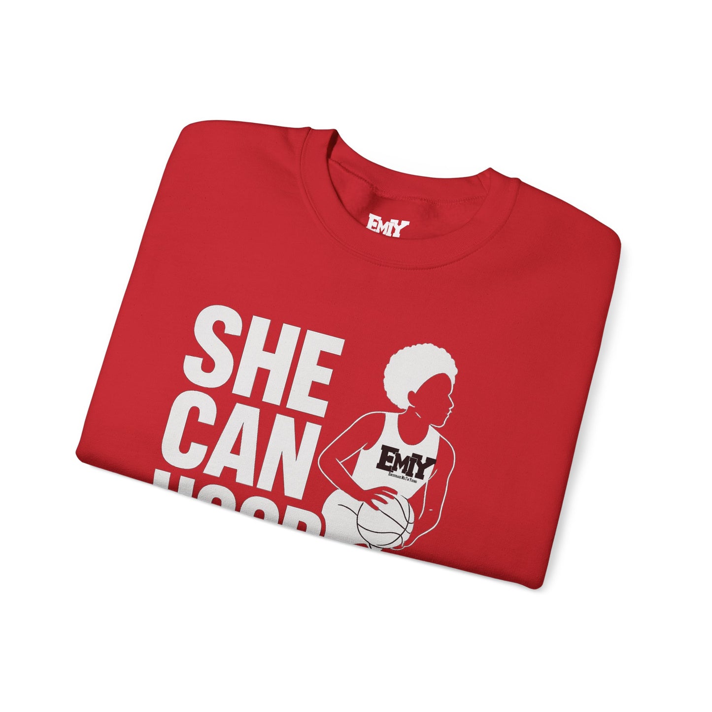 She Can Hoop Too by EMIY Apparel