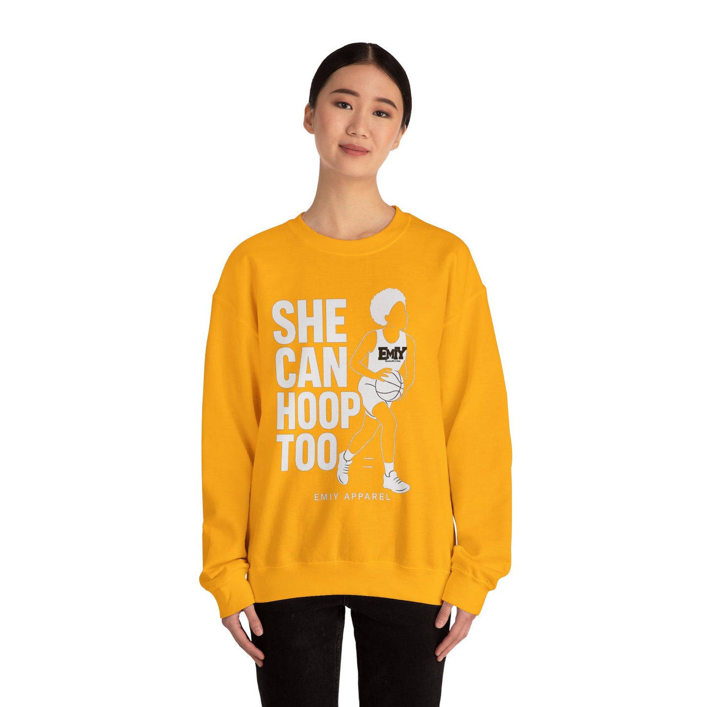 She Can Hoop Too by EMIY Apparel