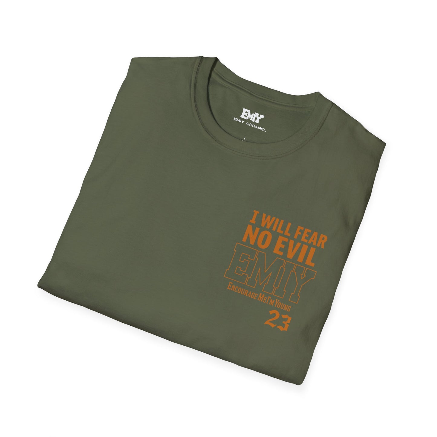 Psalm 23 Unisex T-Shirt - Bible Verse 'I Will Fear No Evil'