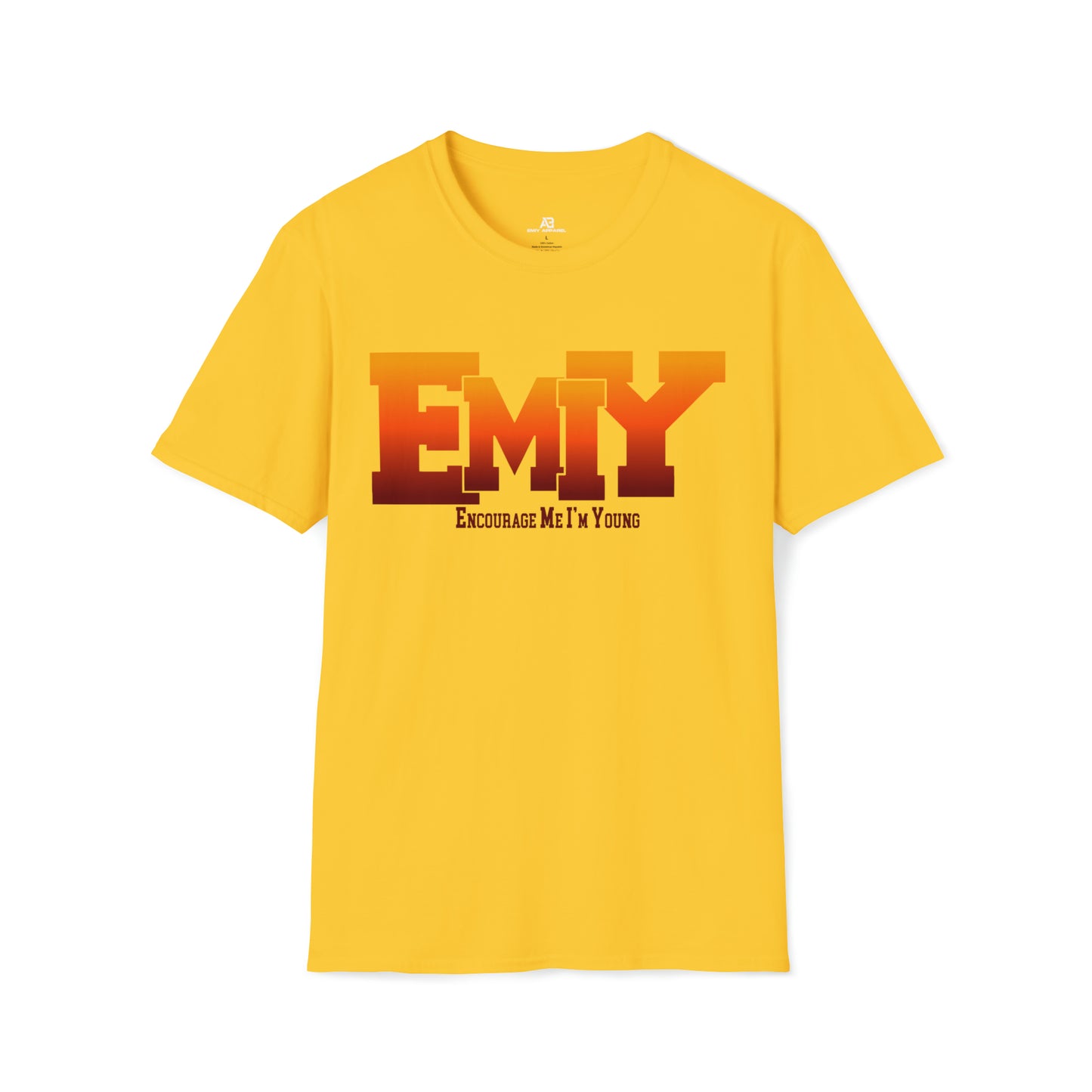 yellow EMIY Burnt Unisex Softstyle T-Shirt