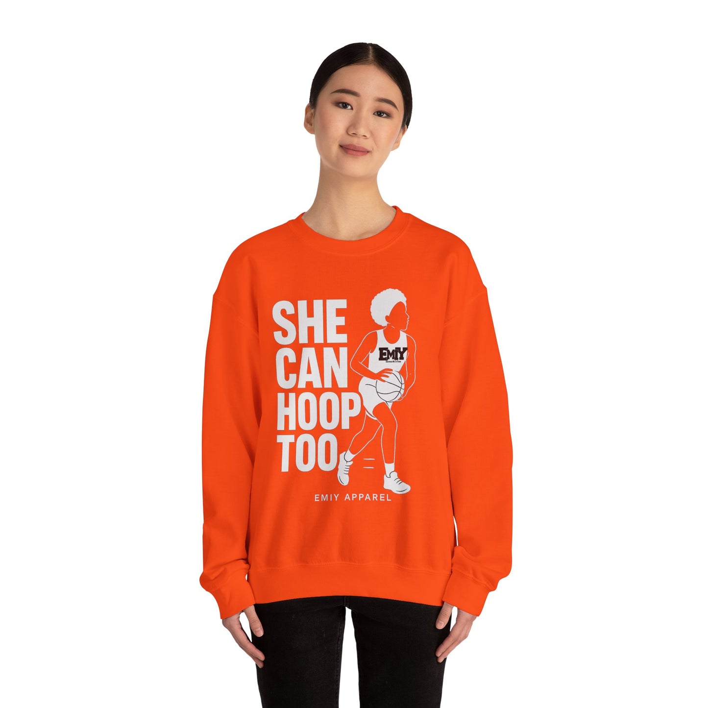 She Can Hoop Too by EMIY Apparel