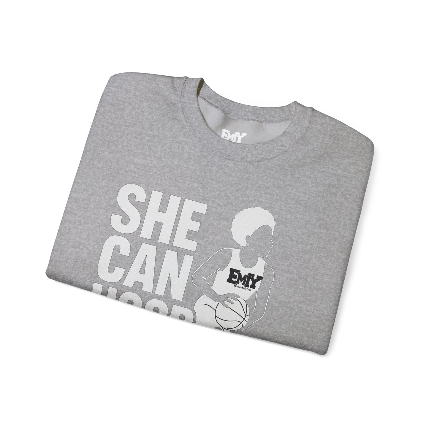 She Can Hoop Too by EMIY Apparel
