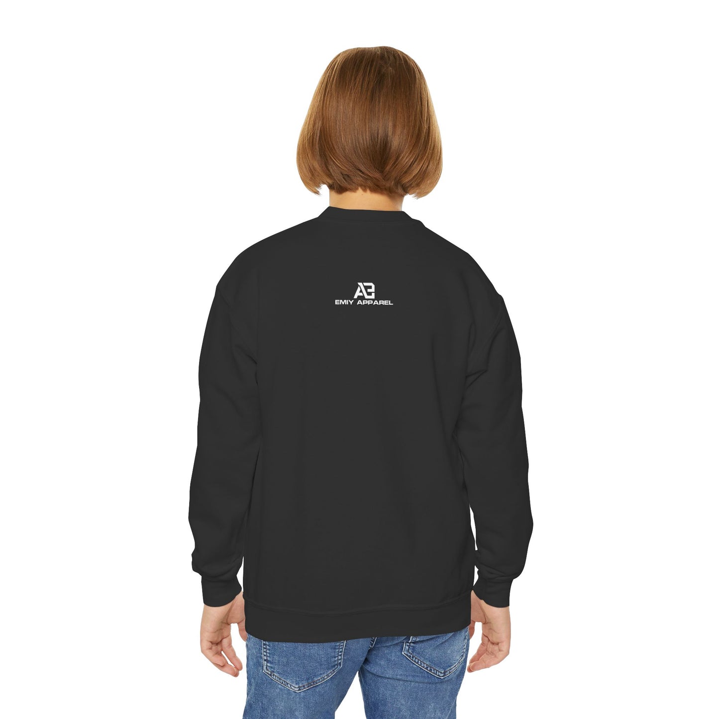 EMIY Youth Purple Crewneck Sweatshirt