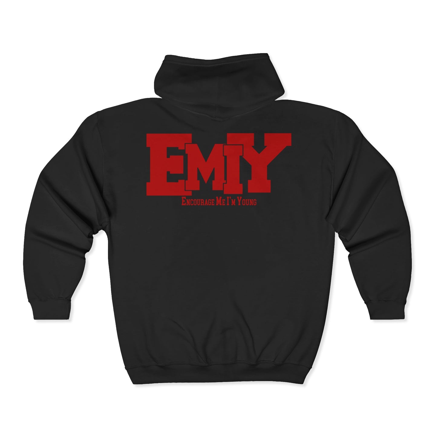 New EMIY Red Teen Zip Hoodie