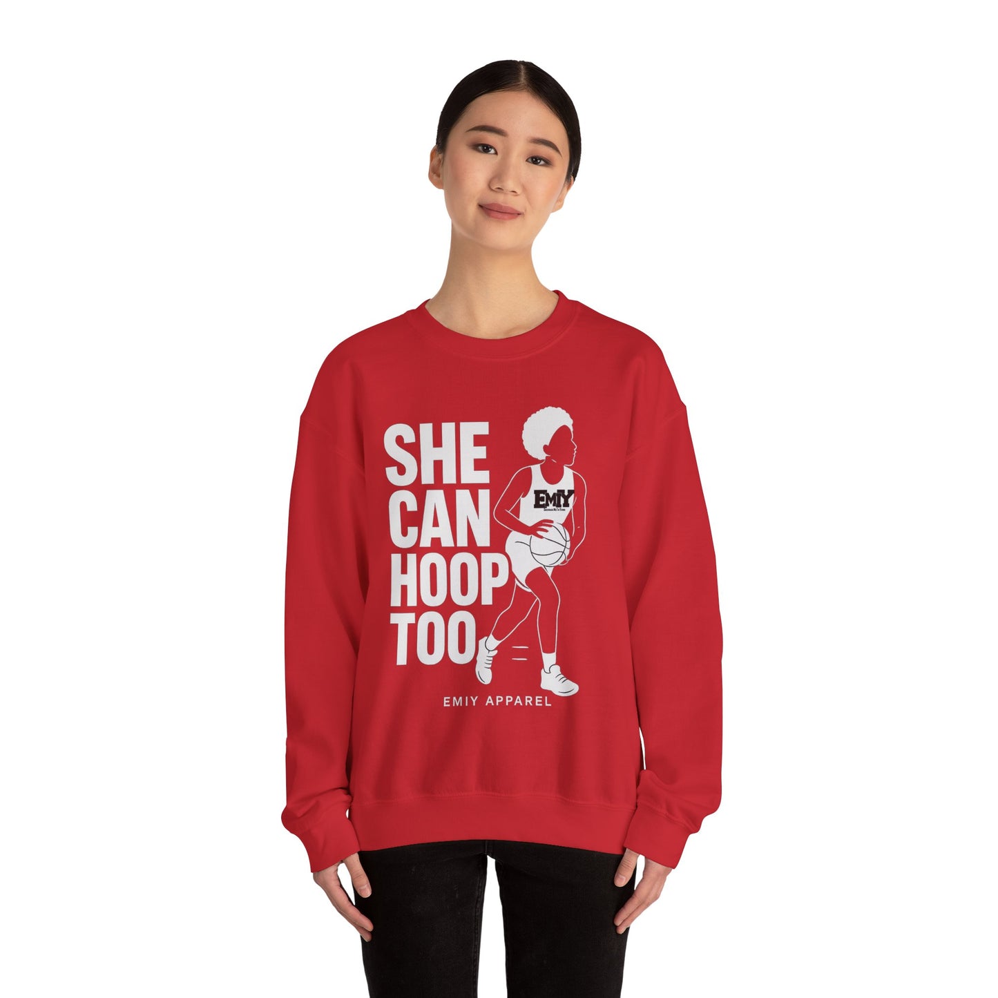 She Can Hoop Too by EMIY Apparel