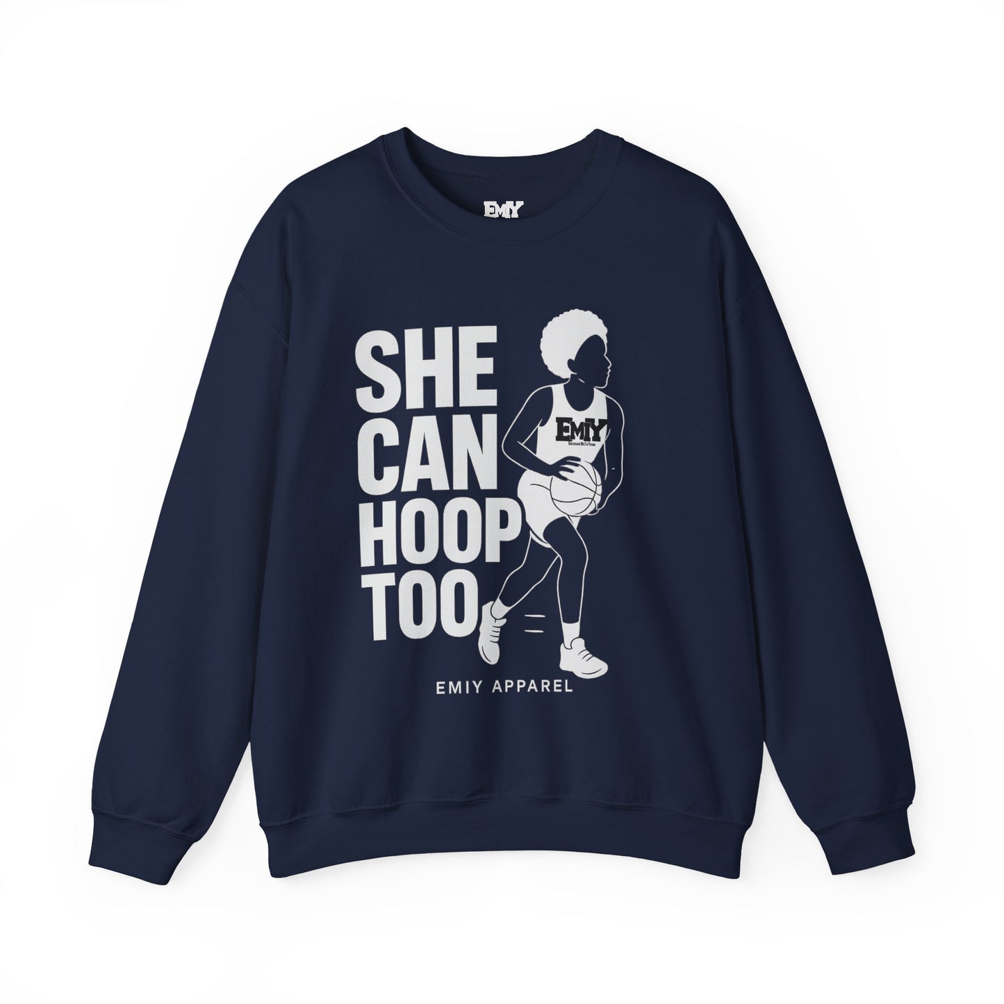 She Can Hoop Too by EMIY Apparel