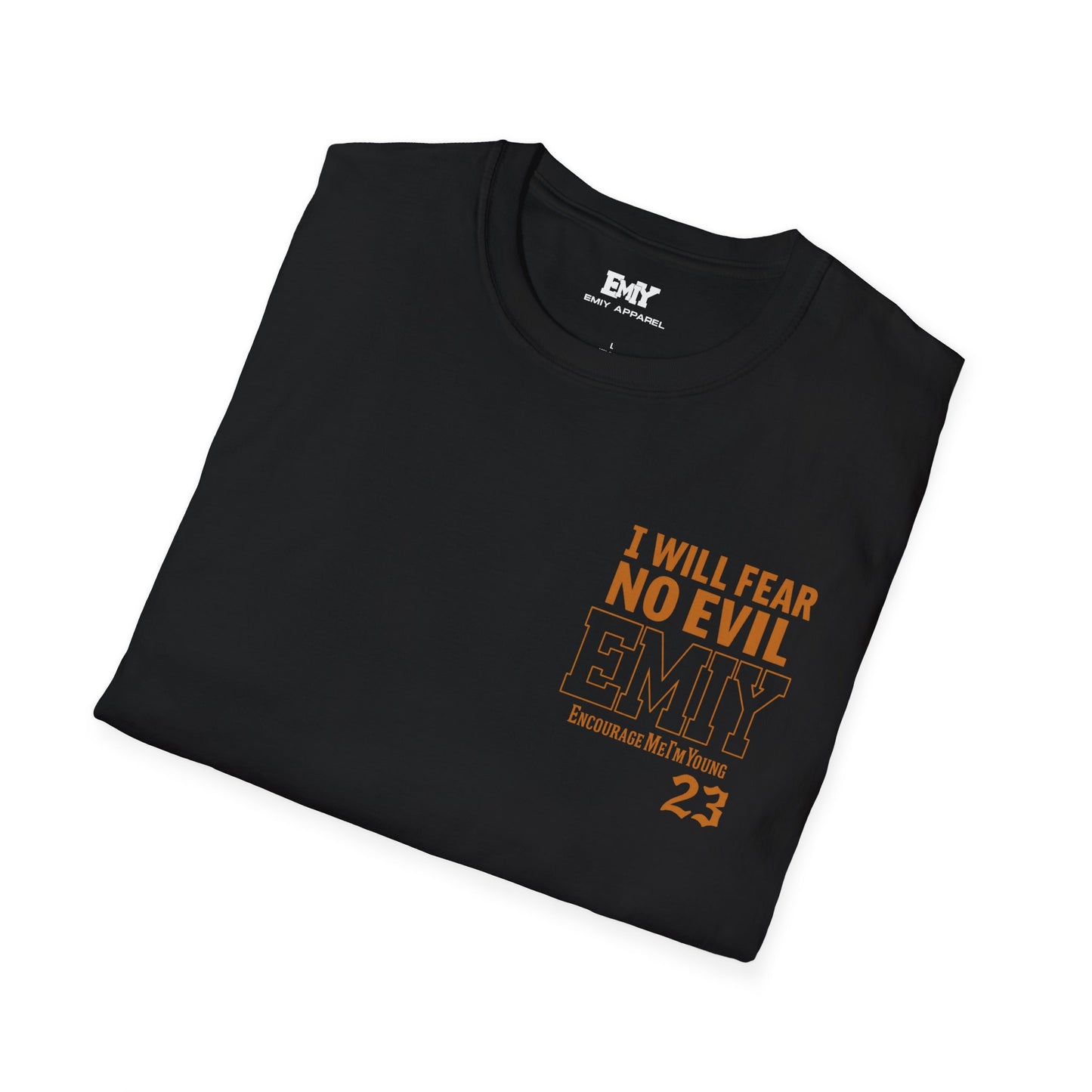 Psalm 23 Unisex T-Shirt - Bible Verse 'I Will Fear No Evil'
