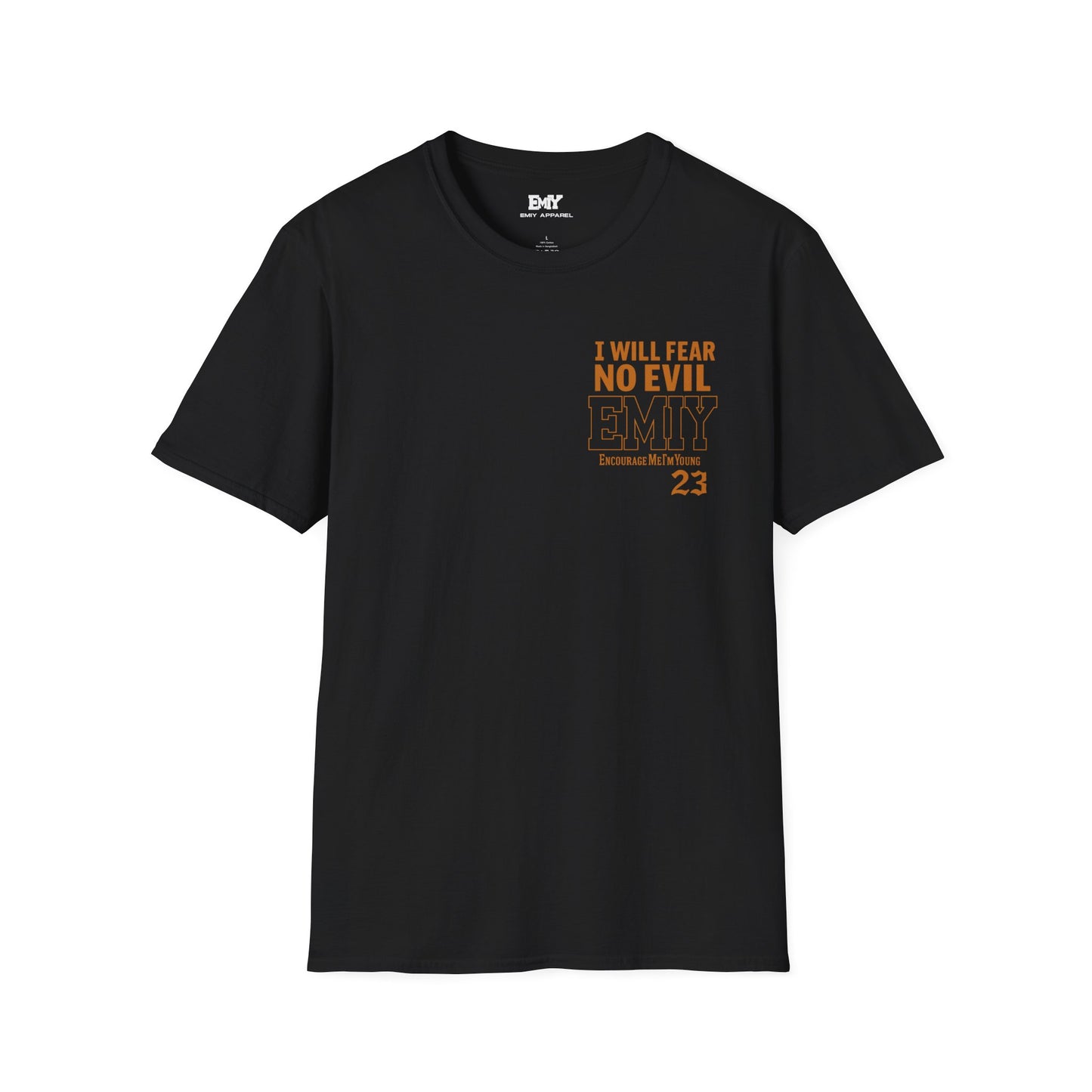 Psalm 23 Unisex T-Shirt - Bible Verse 'I Will Fear No Evil'