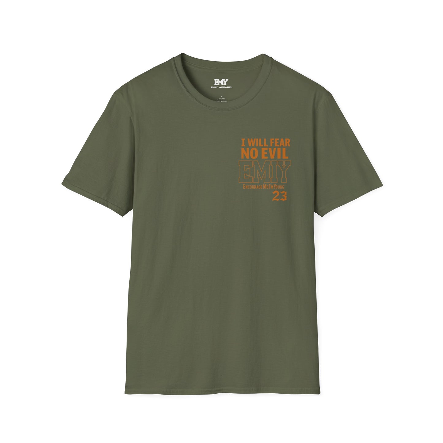 Psalm 23 Unisex T-Shirt - Bible Verse 'I Will Fear No Evil'