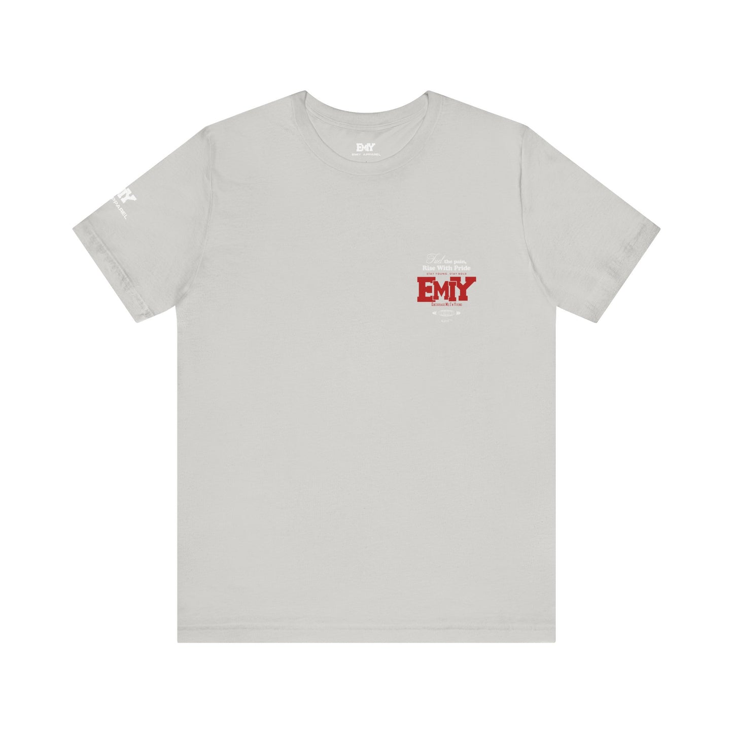 Motivational Fitness T-Shirt - 'Fuel The Pain, Rise With Pride'