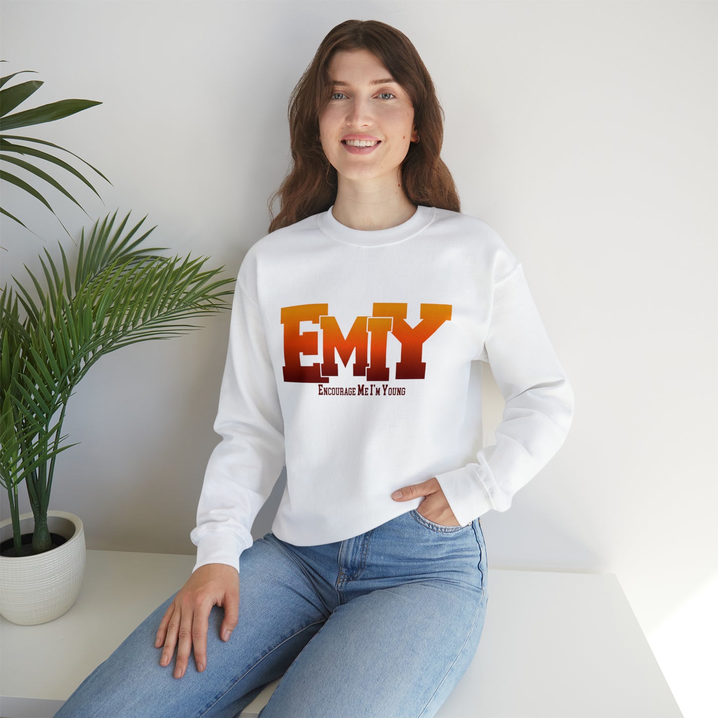 EMIY Burn Unisex Crewneck Sweatshirt