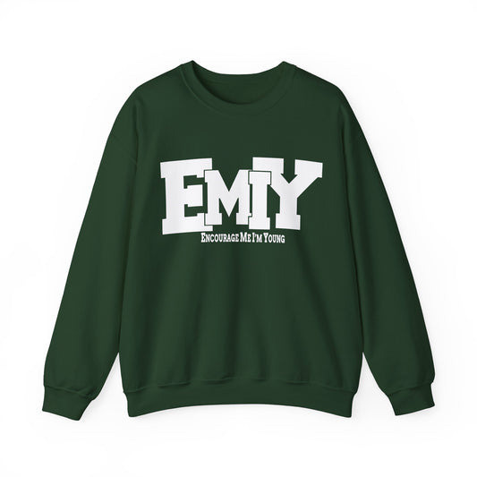 EMIY Encouragement Sweatshirt - Stay Young and Inspired