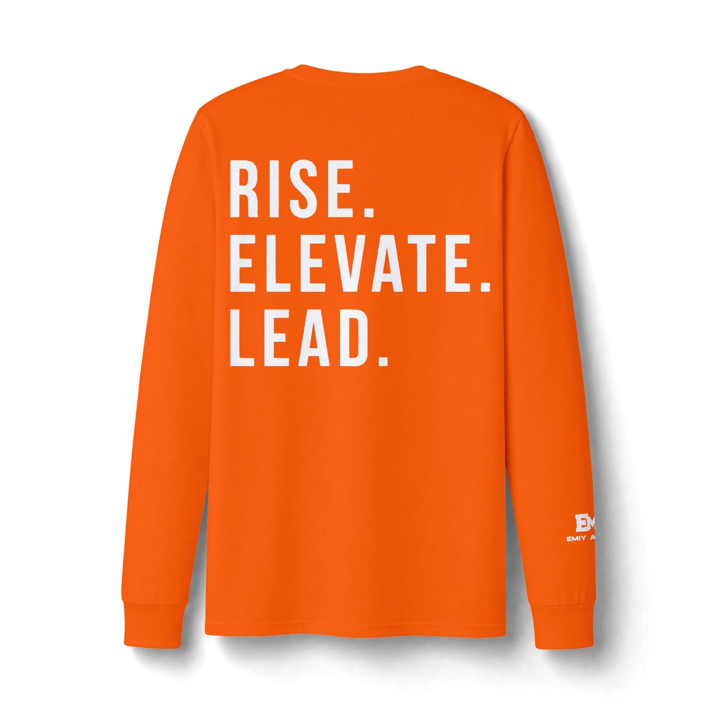 EMIY Sports  'Rise. Elevate. Lead.' Performance Shirt-LS