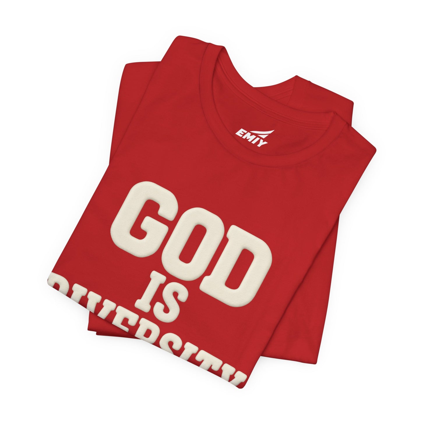 God Is Diversity Tee — Inspirational Religious Graphic T‑Shirt