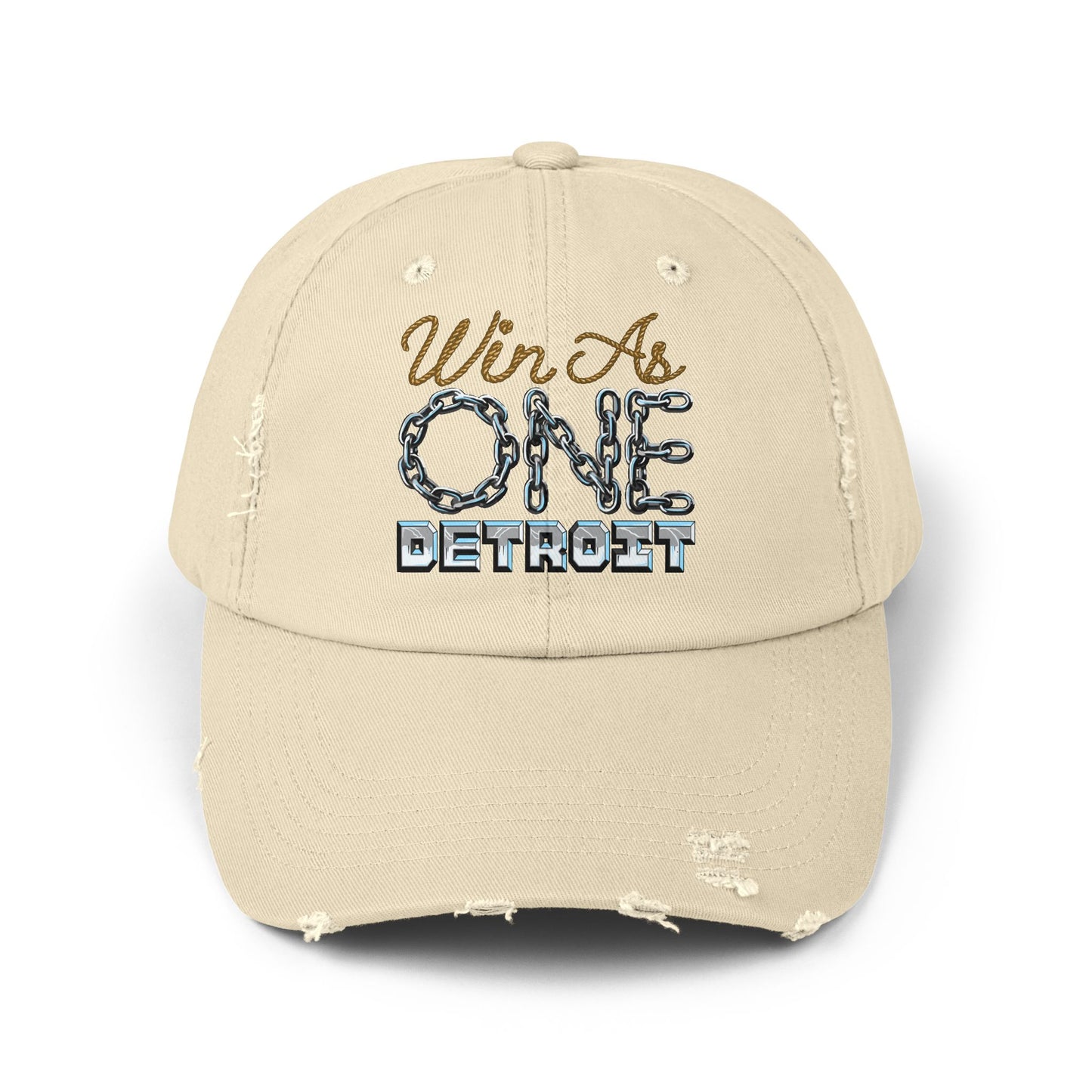 New WAO Unisex Distressed Cap