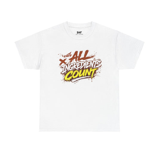 All Ingredients Count T-Shirt
