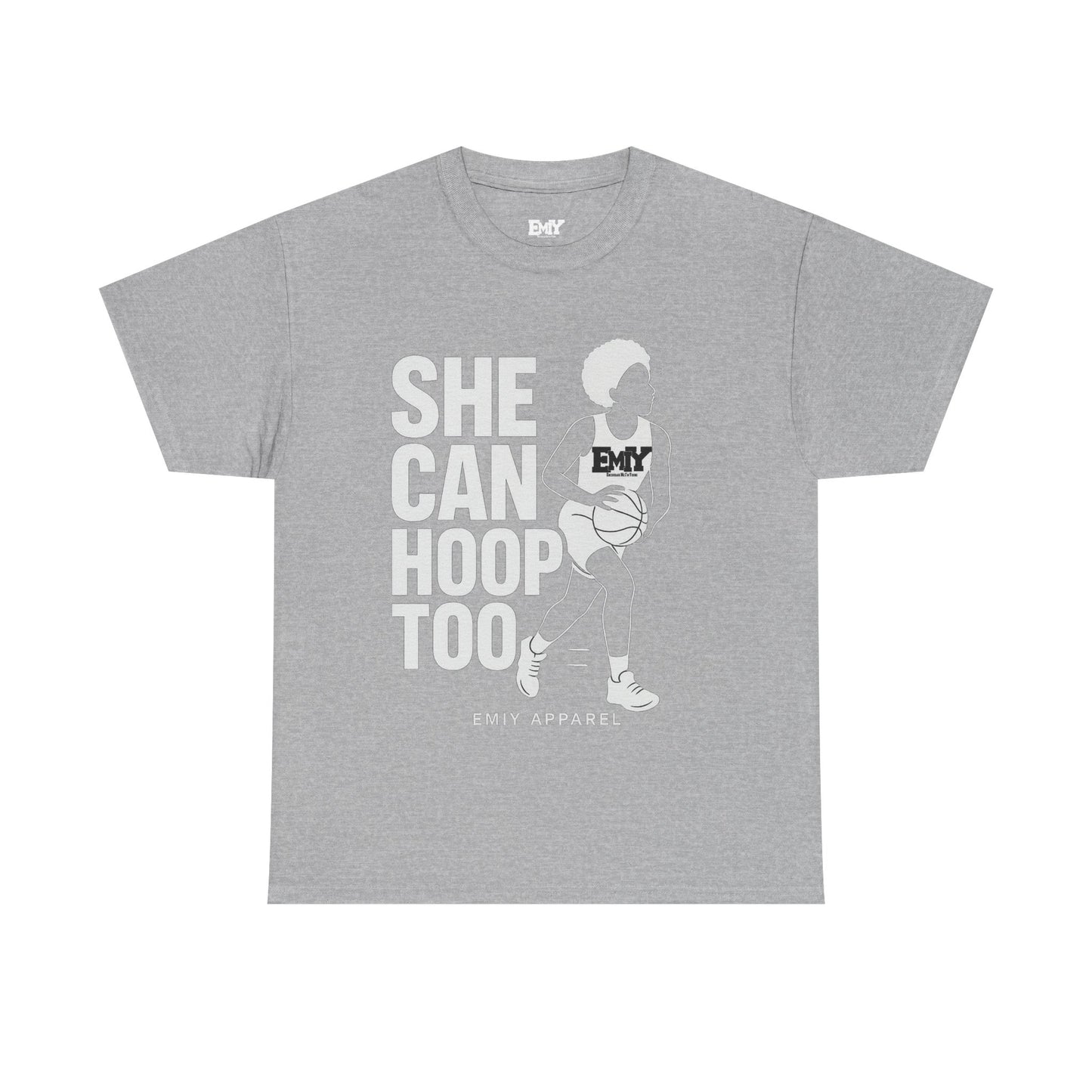 'She Can Hoop Too' Tee