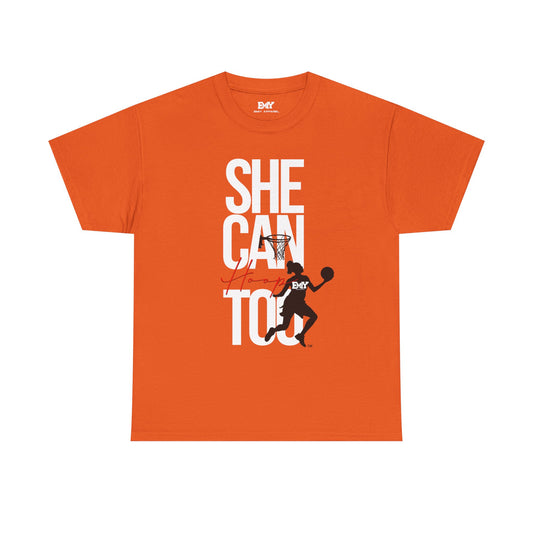 She Can Hoop Too-(She Leads) by EMIY Apparel Limited Edition