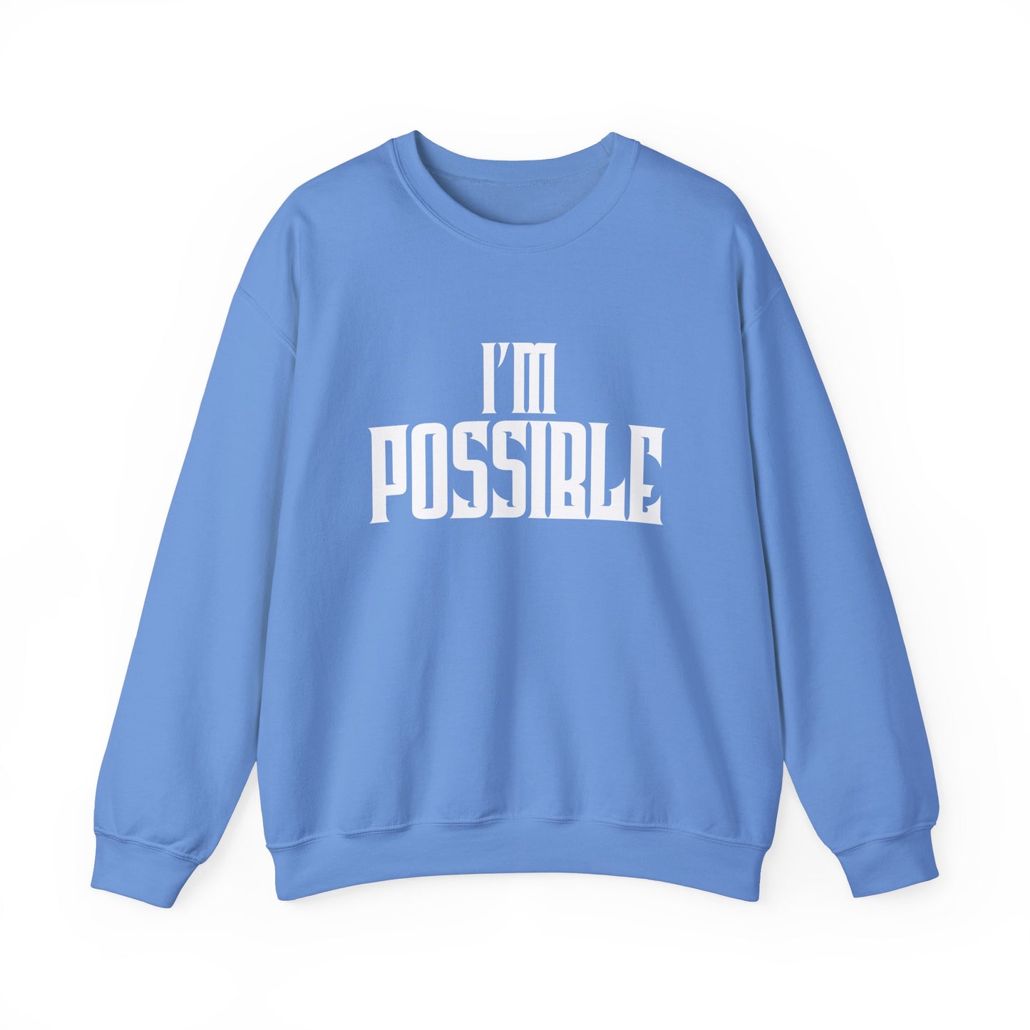 Teen Crewneck Sweatshirt - I'M POSSIBLE Self-Inspiration Design