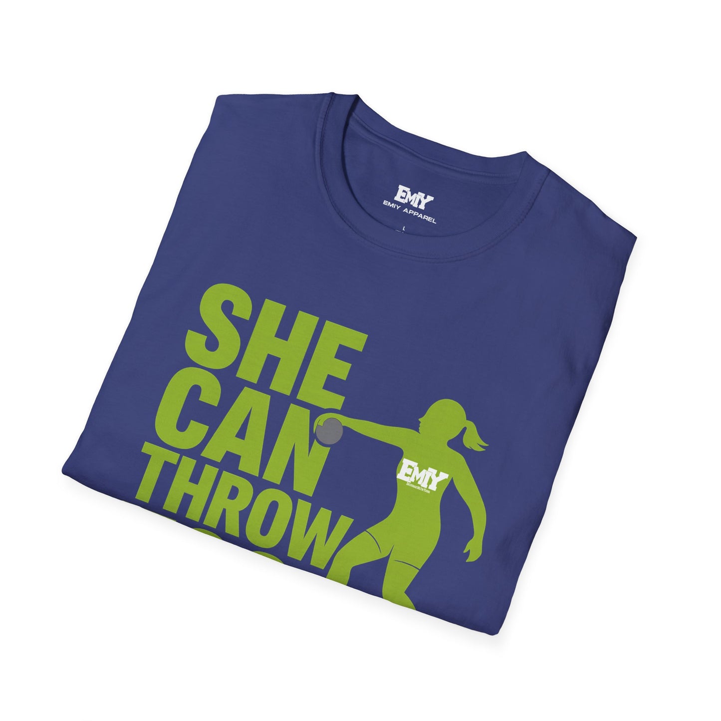 EMIY She Can Throw Too T-shirt