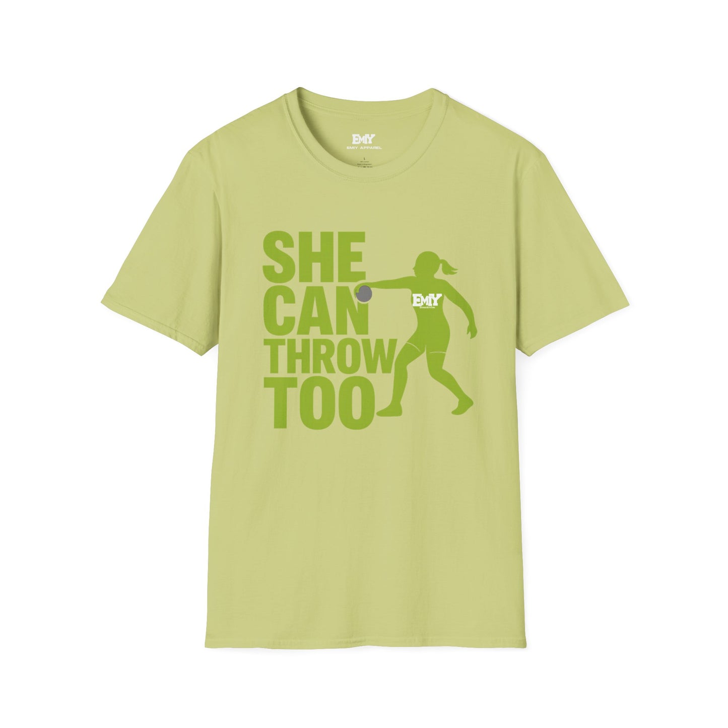 EMIY She Can Throw Too T-shirt