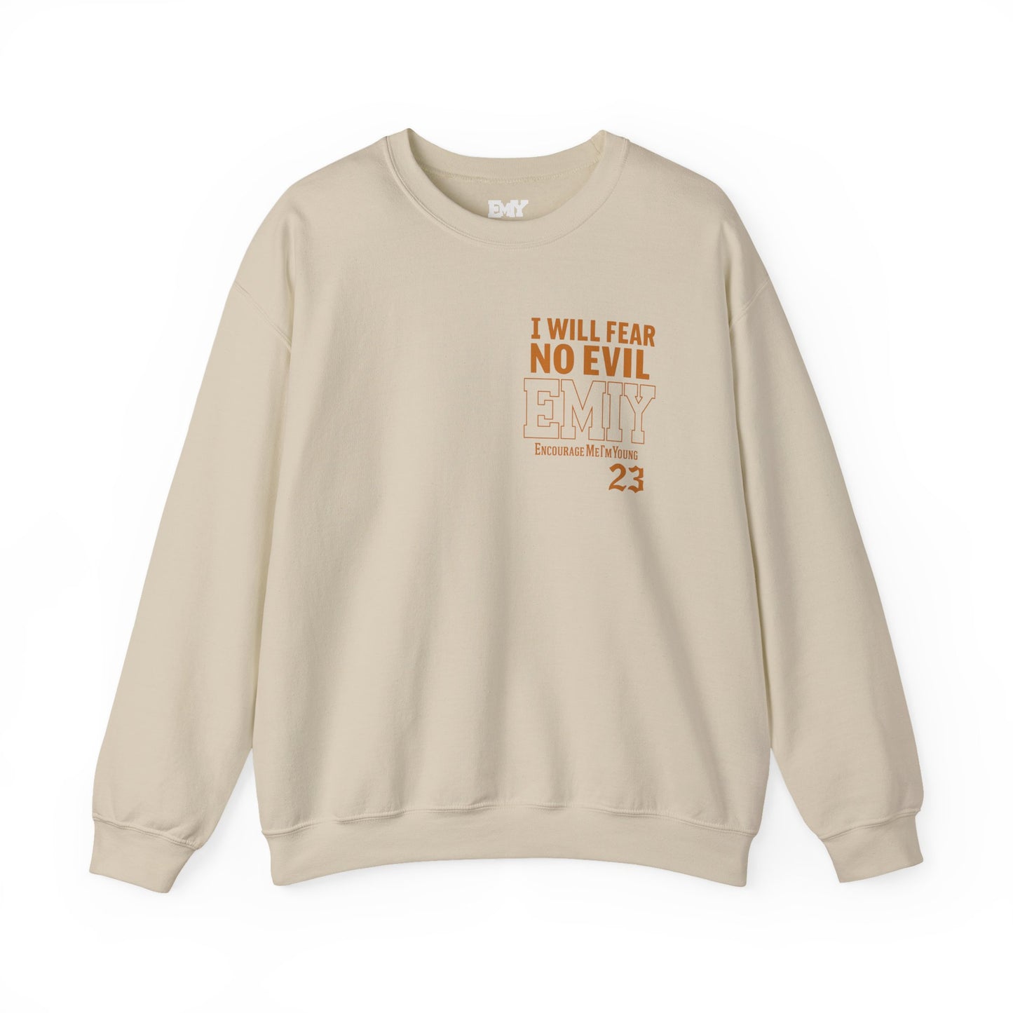 Bible Verse Sweatshirt - Psalms 23 Fear No Evil