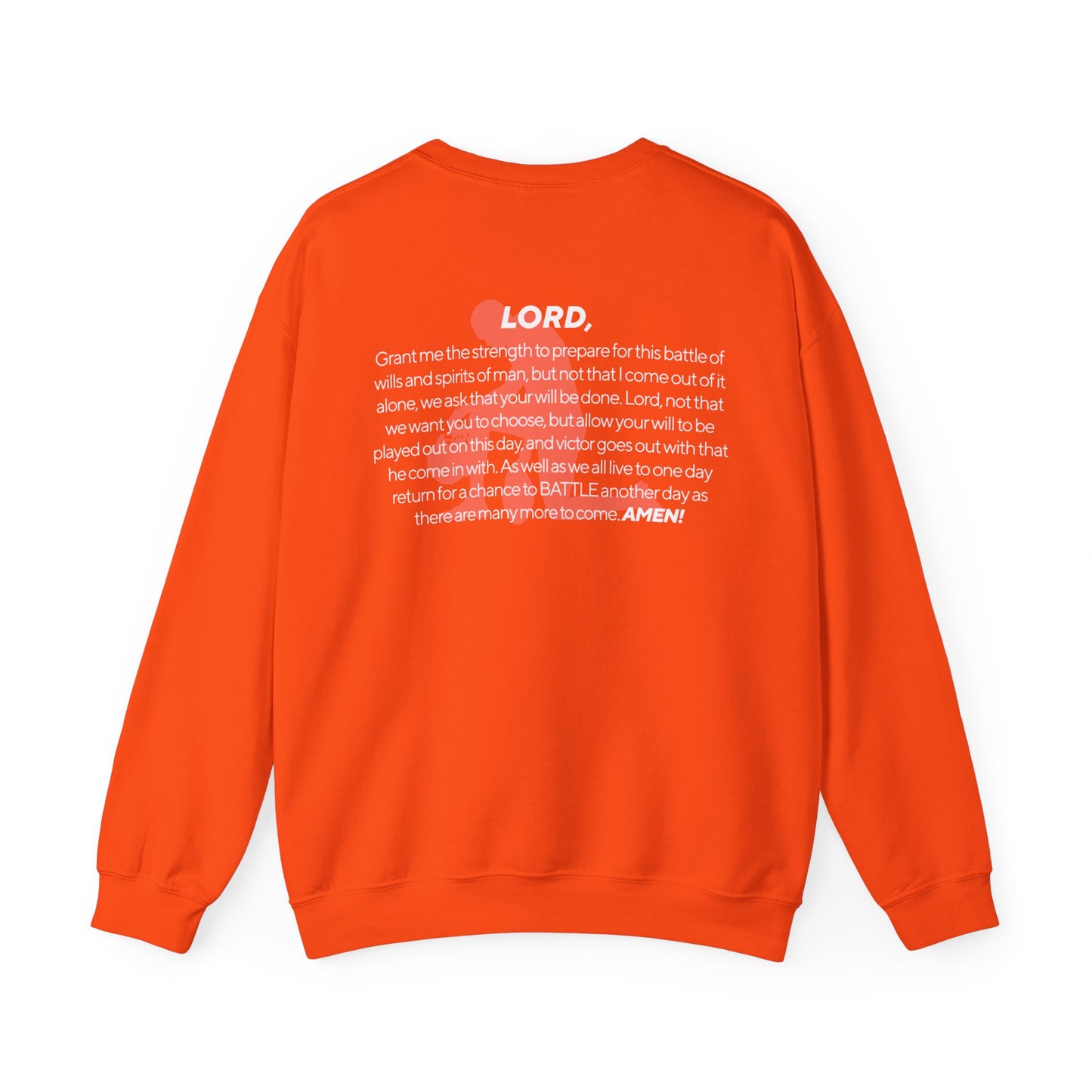 EMIY Burnt Sports Prayer Unisex Sweatshirt