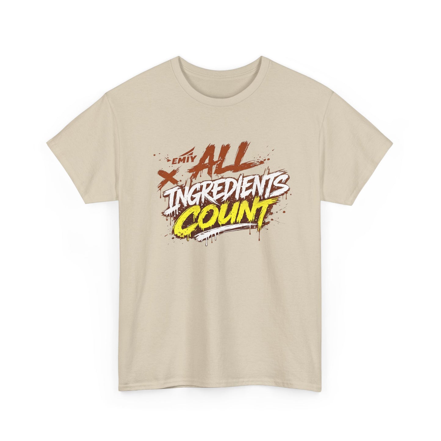All Ingredients Count T-Shirt