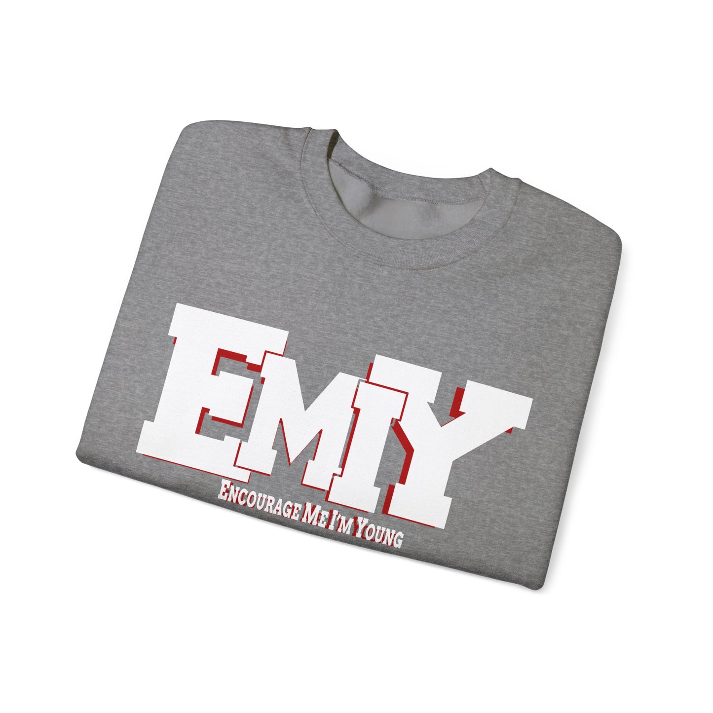 EMIY Varsity Unisex Crewneck Sweatshirt