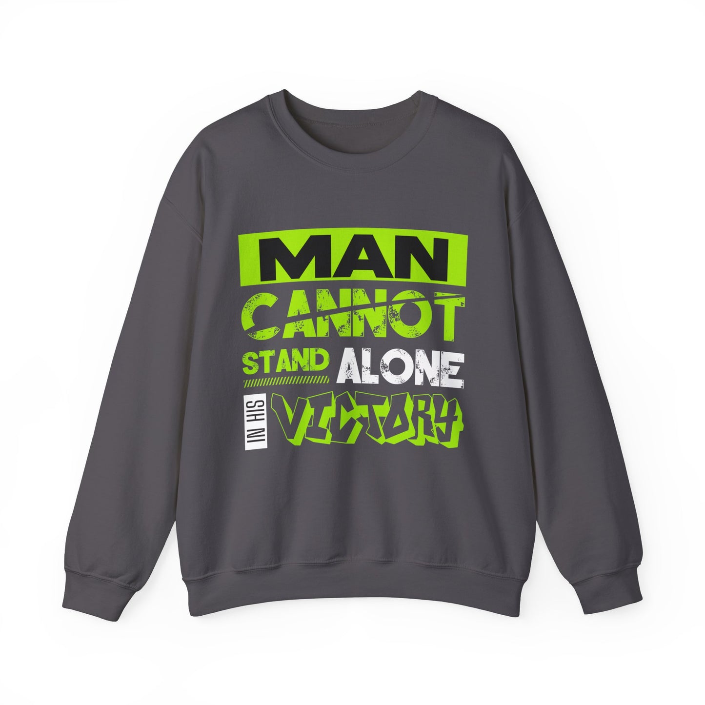 EMIY Teen Victory Quote Unisex Sweatshirt