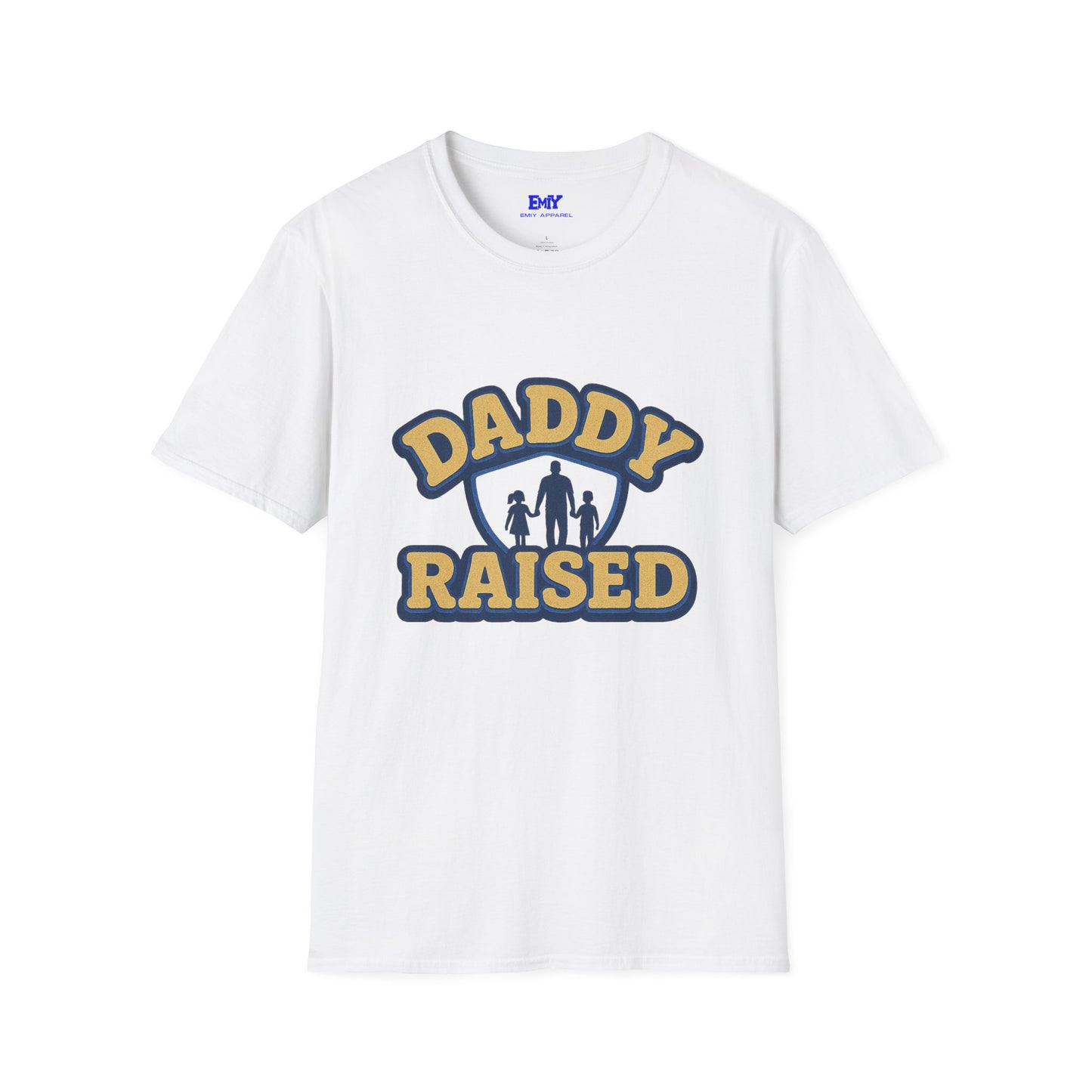 Daddy Raised T-Shirt — Father & Kids Retro Family Tee