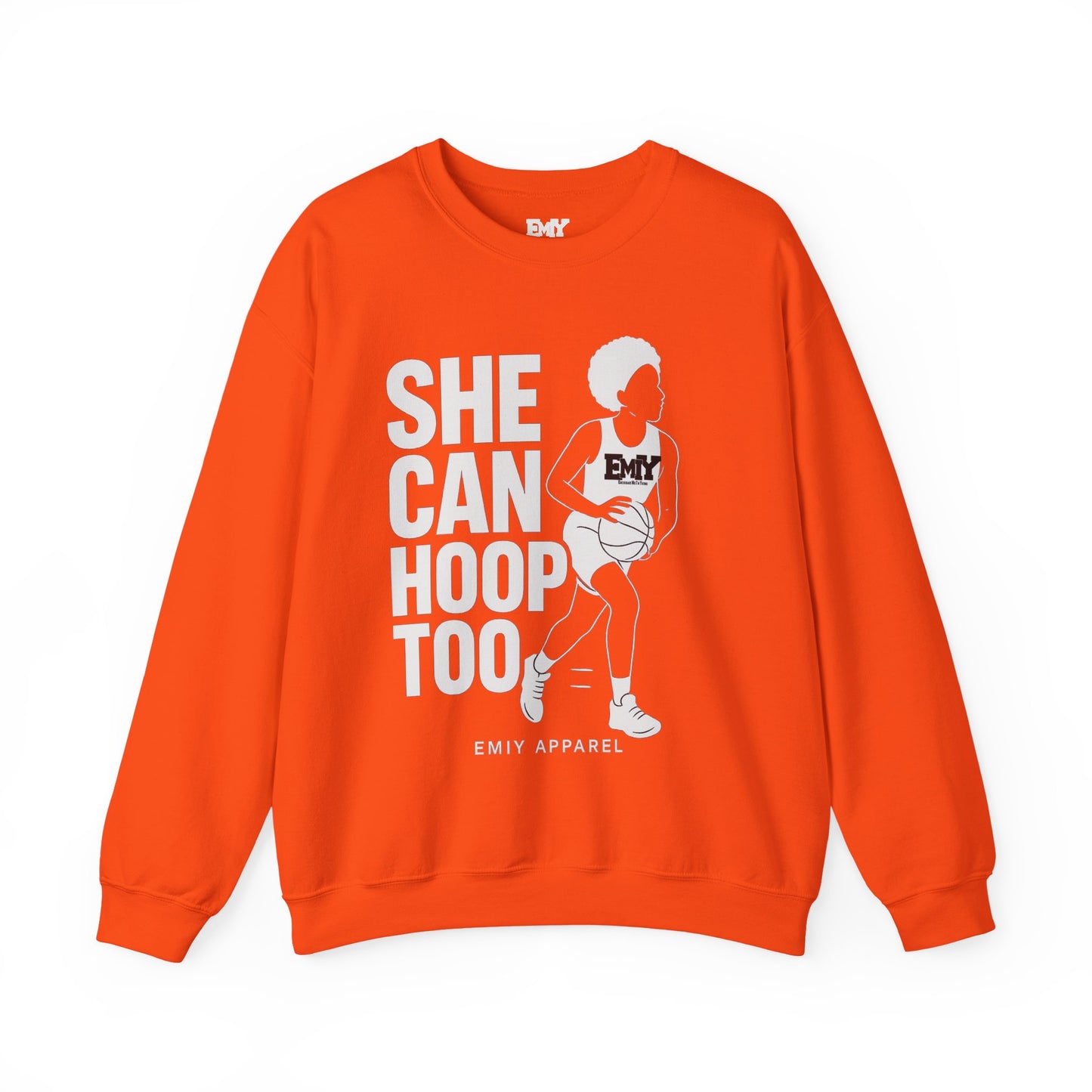 She Can Hoop Too by EMIY Apparel