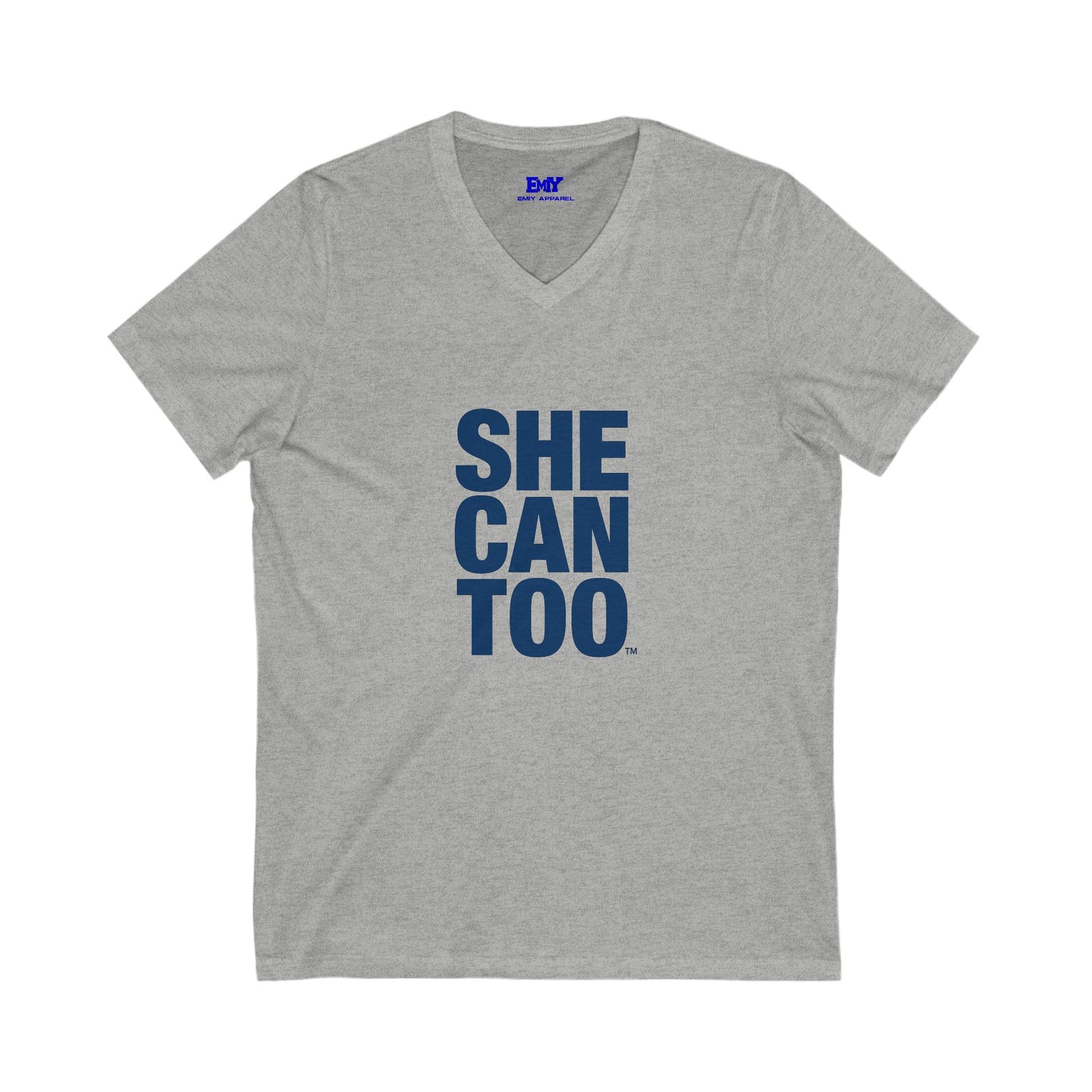 She Can Too V-Neck Tee (ZETA'S)