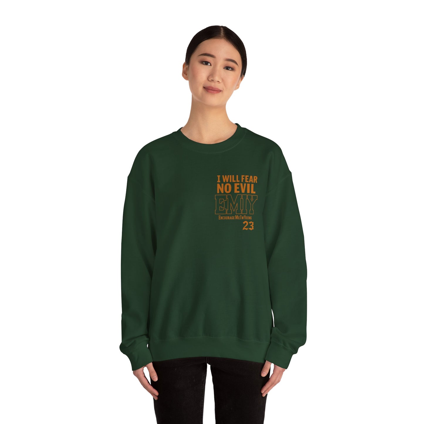Bible Verse Sweatshirt - Psalms 23 Fear No Evil