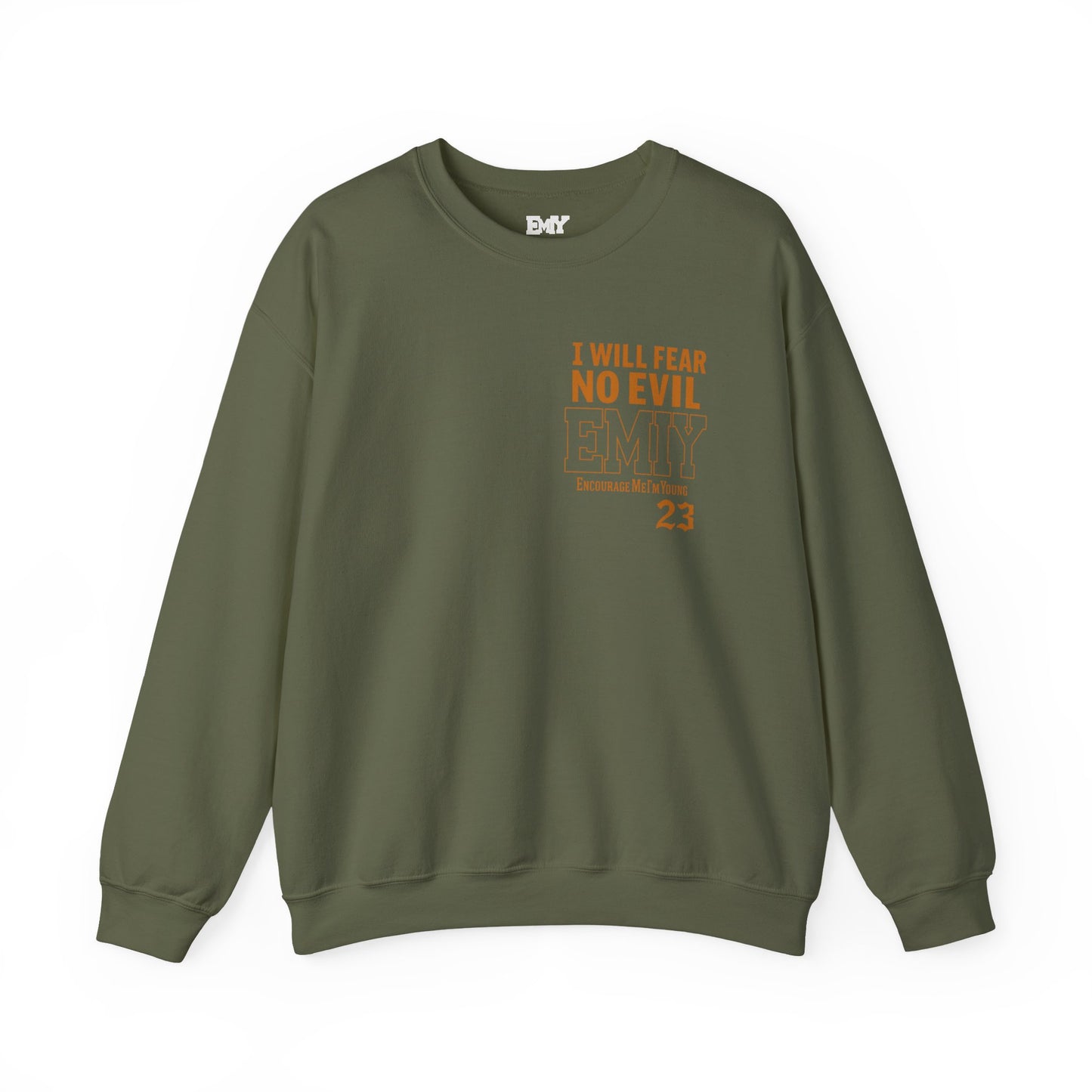 Bible Verse Sweatshirt - Psalms 23 Fear No Evil
