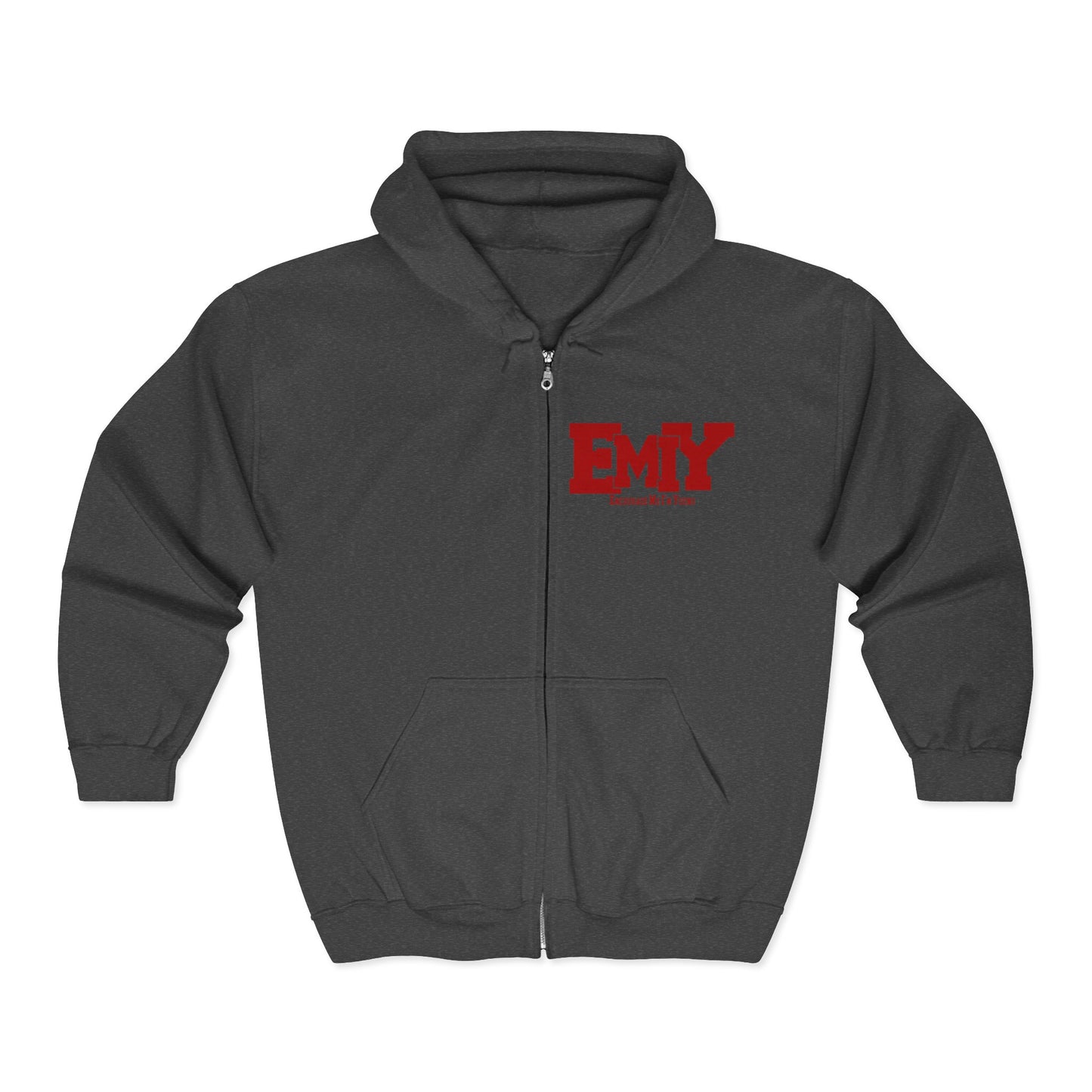 New EMIY Red Teen Zip Hoodie