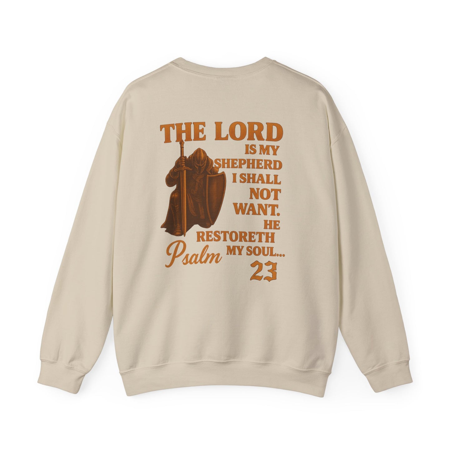 Bible Verse Sweatshirt - Psalms 23 Fear No Evil