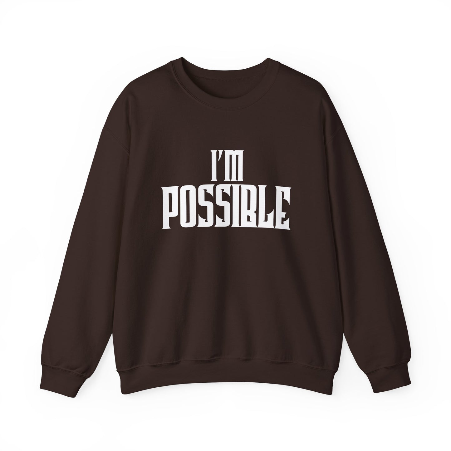 Teen Crewneck Sweatshirt - I'M POSSIBLE Self-Inspiration Design